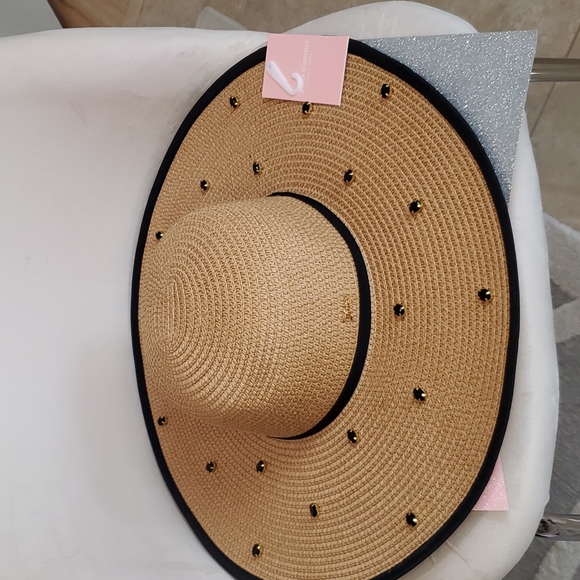 Juicy Couture ❤️NWT❤️ Wide Brimmed Jeweled Hat!❤️❤️❤️ - Picture 11 of 13